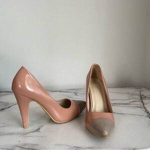 Elegant Pink and Gray Women's Heels